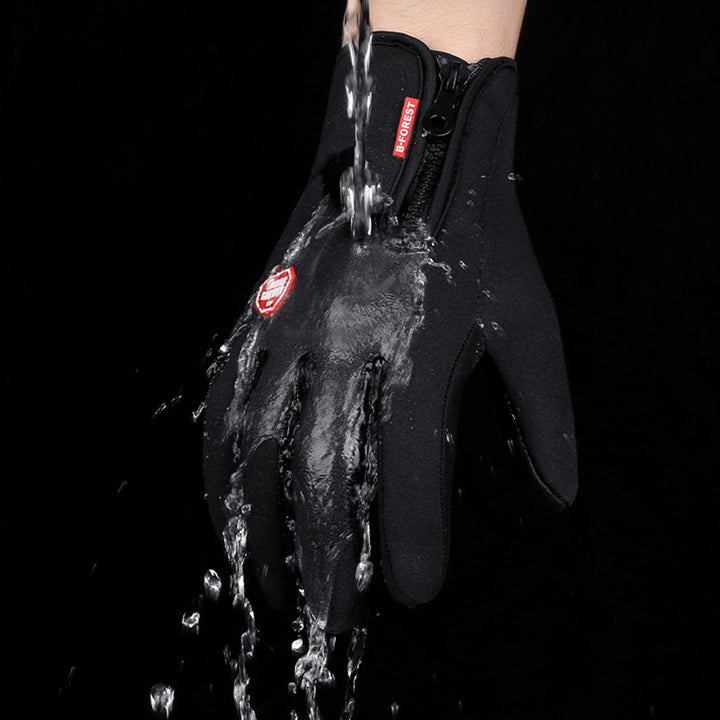 Warme, wasserdichte Winterhandschuhe mit Fleece